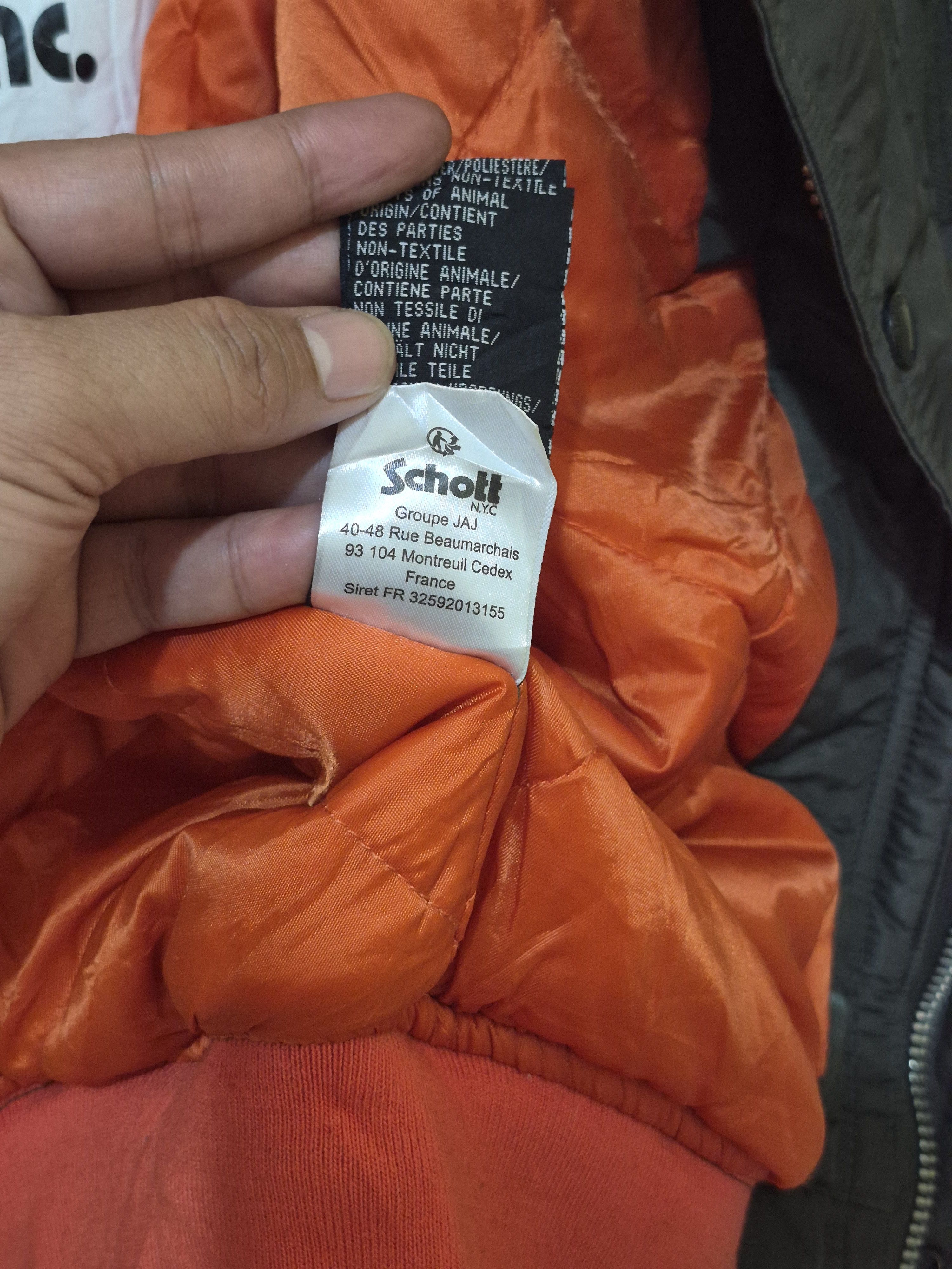 Schott SCHOTT FLIGHT JACKET MIL-J-3119GN Size US M / EU 48-50 / 2 - 15 Thumbnail
