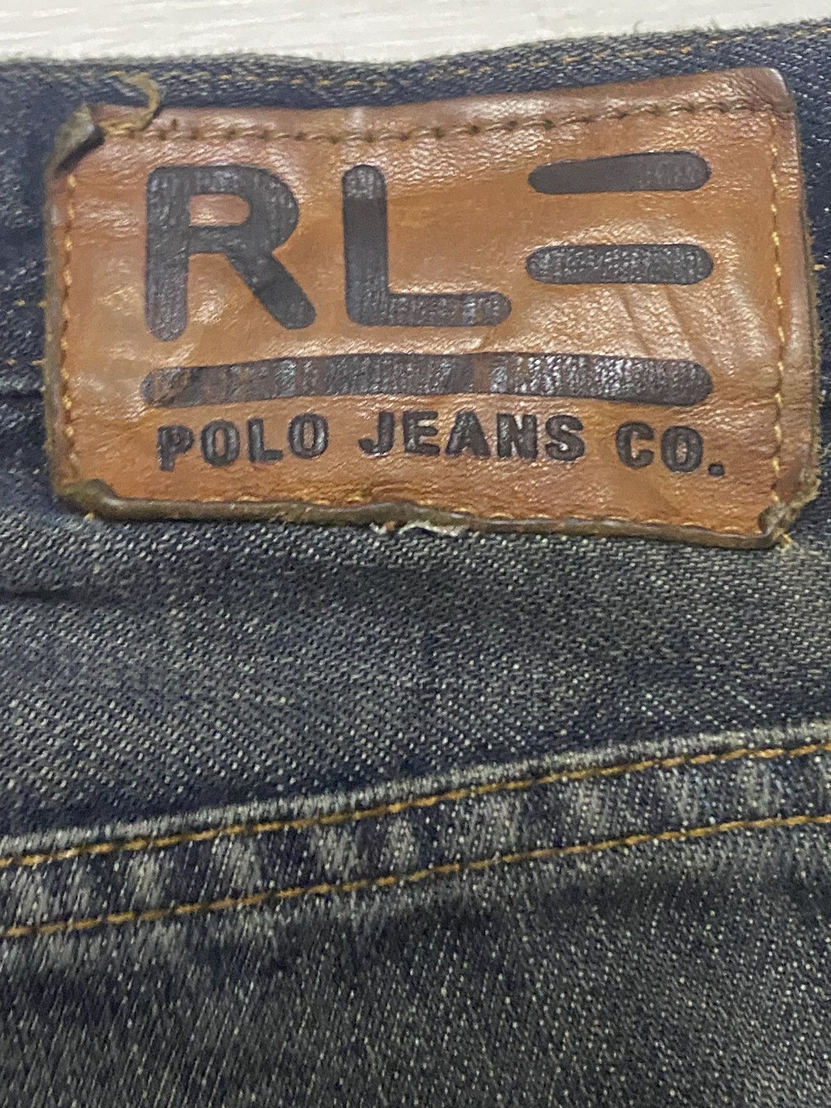 Polo Ralph Lauren W40 Polo Ralph Laurent Mud Wash Repair Baggy Jeans Size US 40 / EU 56 - 13 Thumbnail