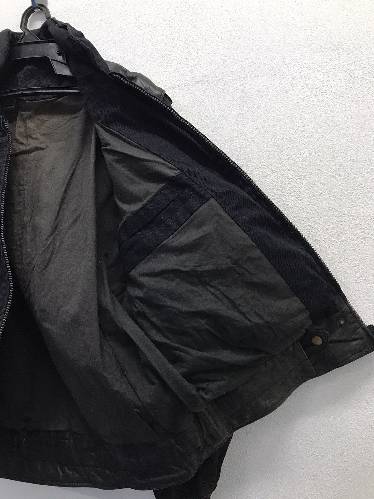 Leather Vintage Japanese Brand Leather Denim Jacket Size US L / EU 52-54 / 3 - 10 Thumbnail