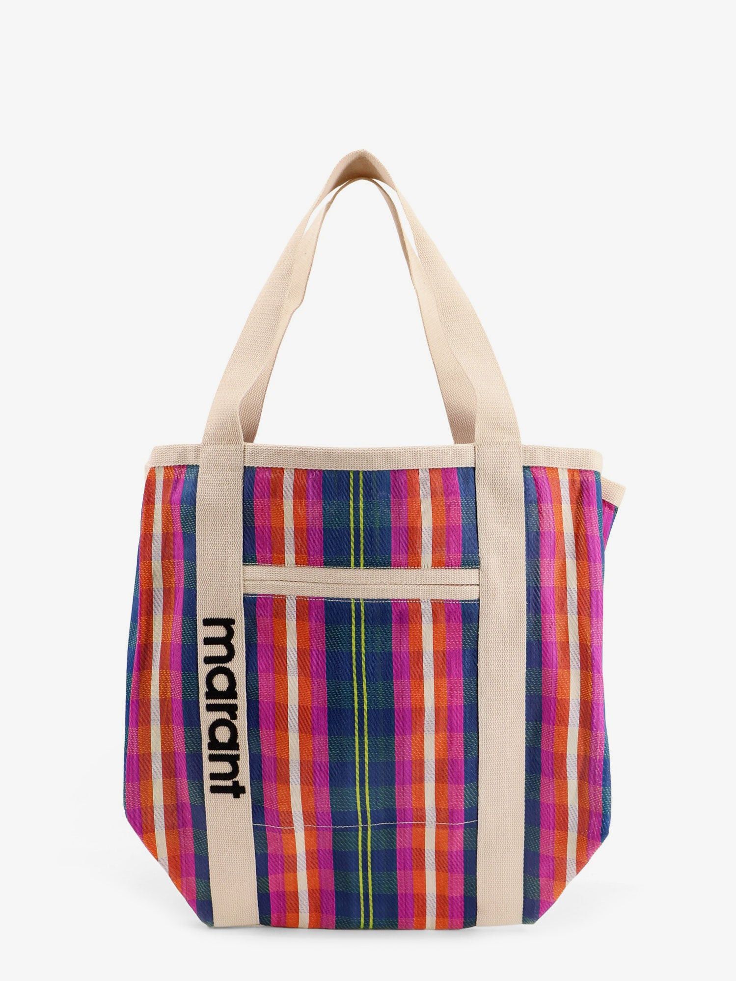 Isabel Marant Darwen Nylon Shoulder Bag With Striped Pattern Size ONE SIZE - 1 Thumbnail