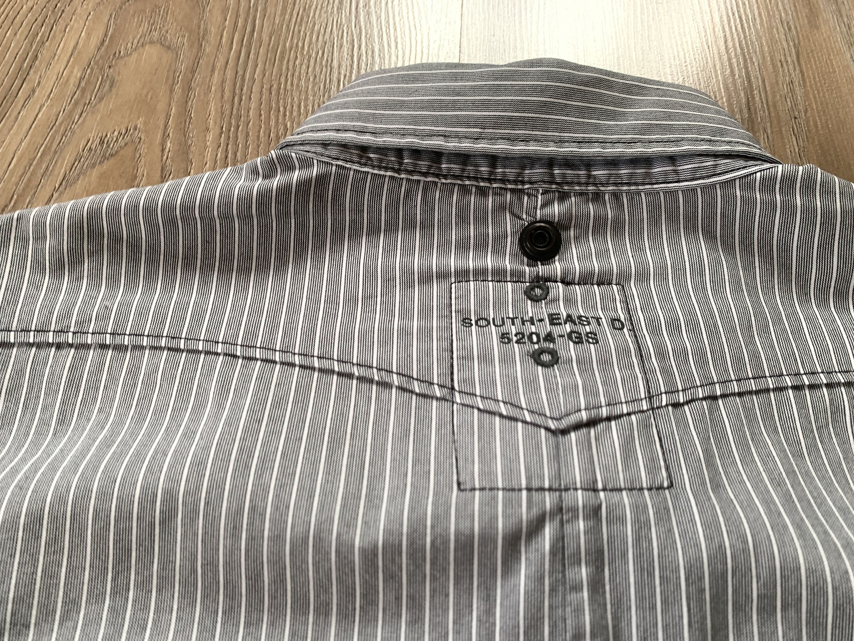 G-Star × Vintage Vintage G-Star Raw Prime Concept Stripe Shirt Size US L / EU 52-54 / 3 - 7 Thumbnail
