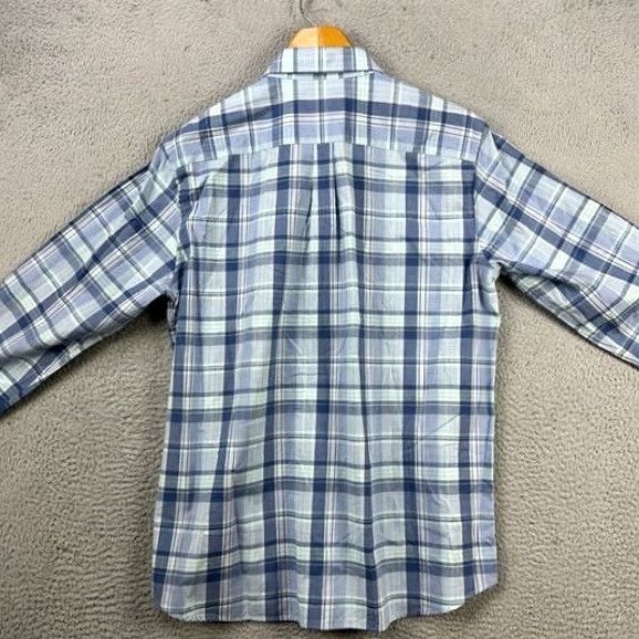 Vineyard Vines Vineyard Vines Button-Down Shirt Mens Medium Blue Plaid Long Sleeve Pocket Logo Shirt Size US M / EU 48-50 / 2 - 3 Thumbnail