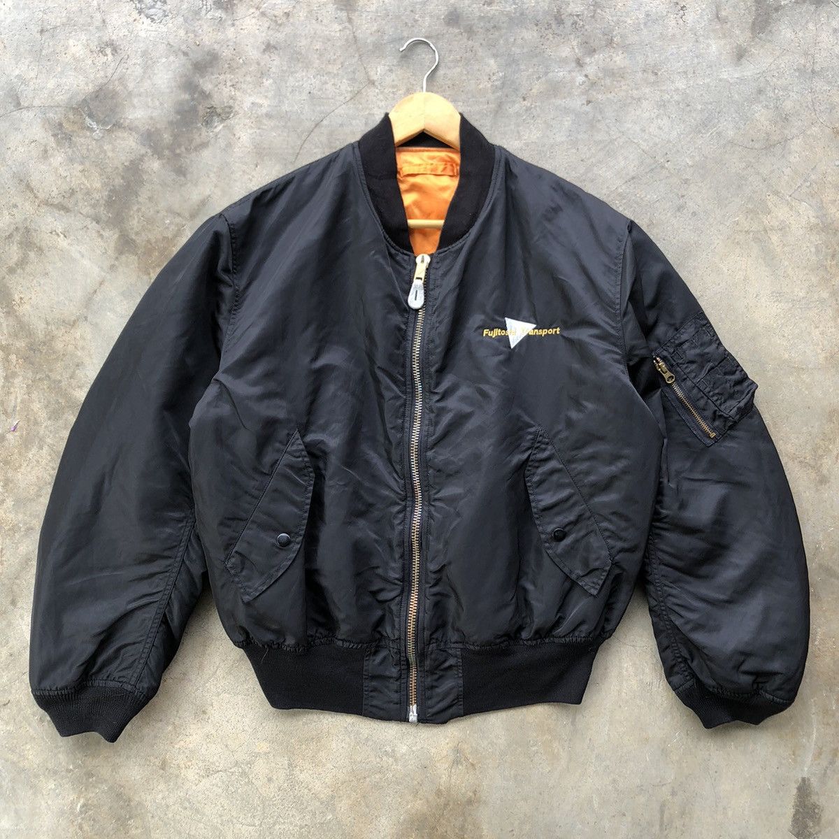 Vintage army flyer man intermediate type MA-1 jacket