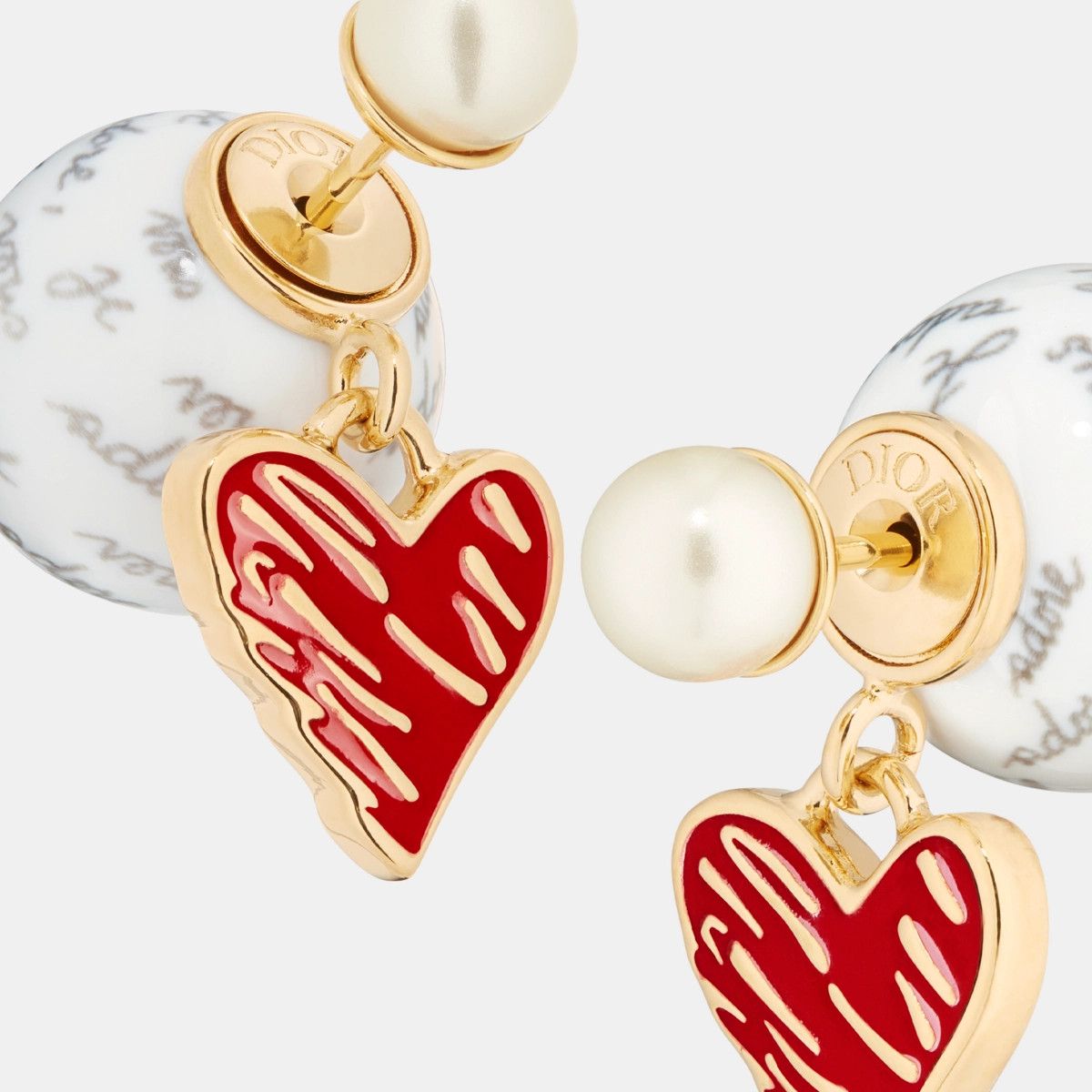 Dior o1bcso1str0126 Size:OS/Tribales Earrings in Golden/White Size ONE SIZE - 3 Thumbnail