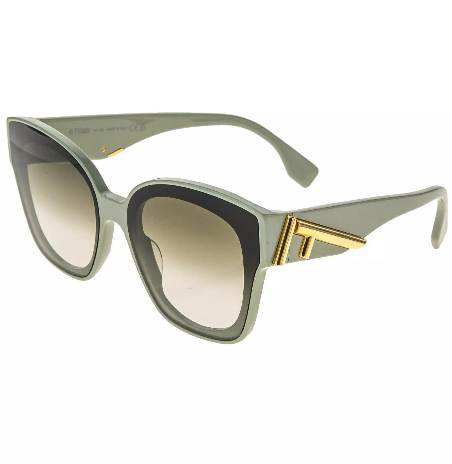 Fendi FENDI FIRST 40098 Green Fashion Sunglasses FE40098I 95P Size ONE SIZE - 9 Thumbnail