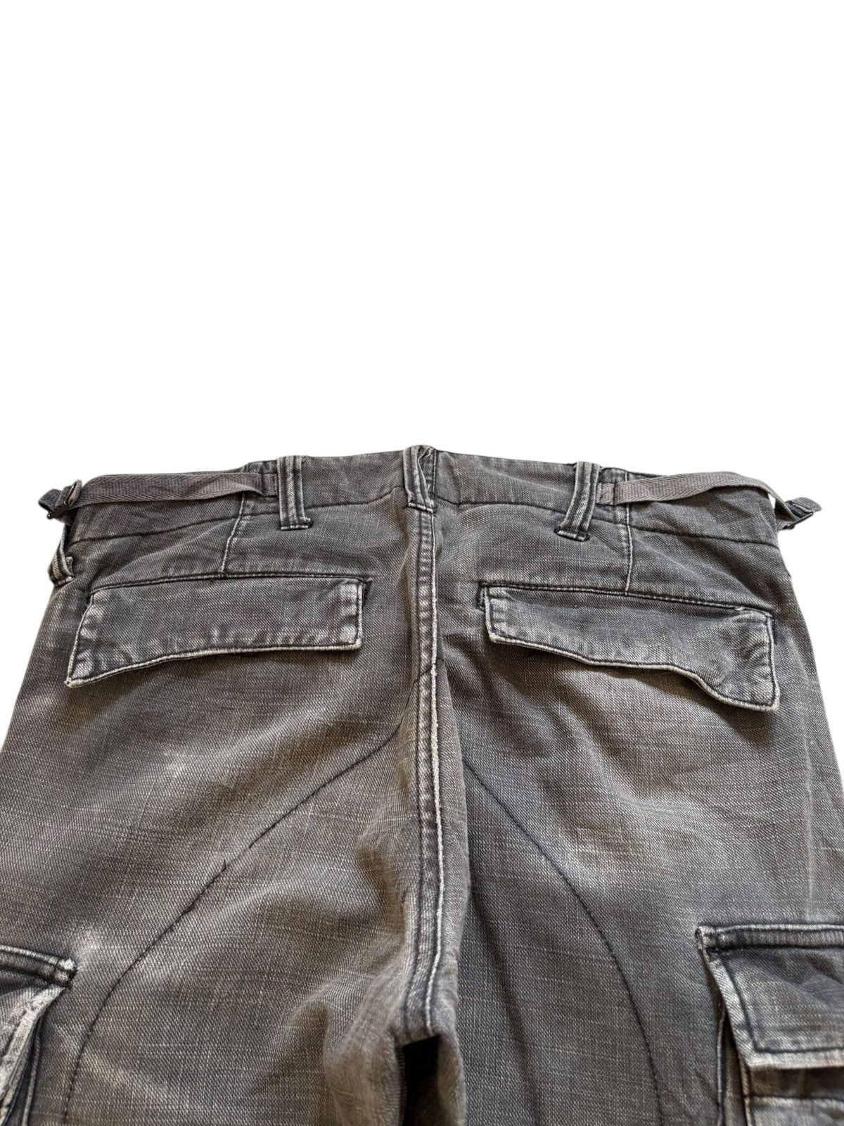 Hysteric Glamour × Japanese Brand Vintage Japanese Brand Grey Cargo Bootcut Flare Jeans Size US 32 / EU 48 - 8 Thumbnail
