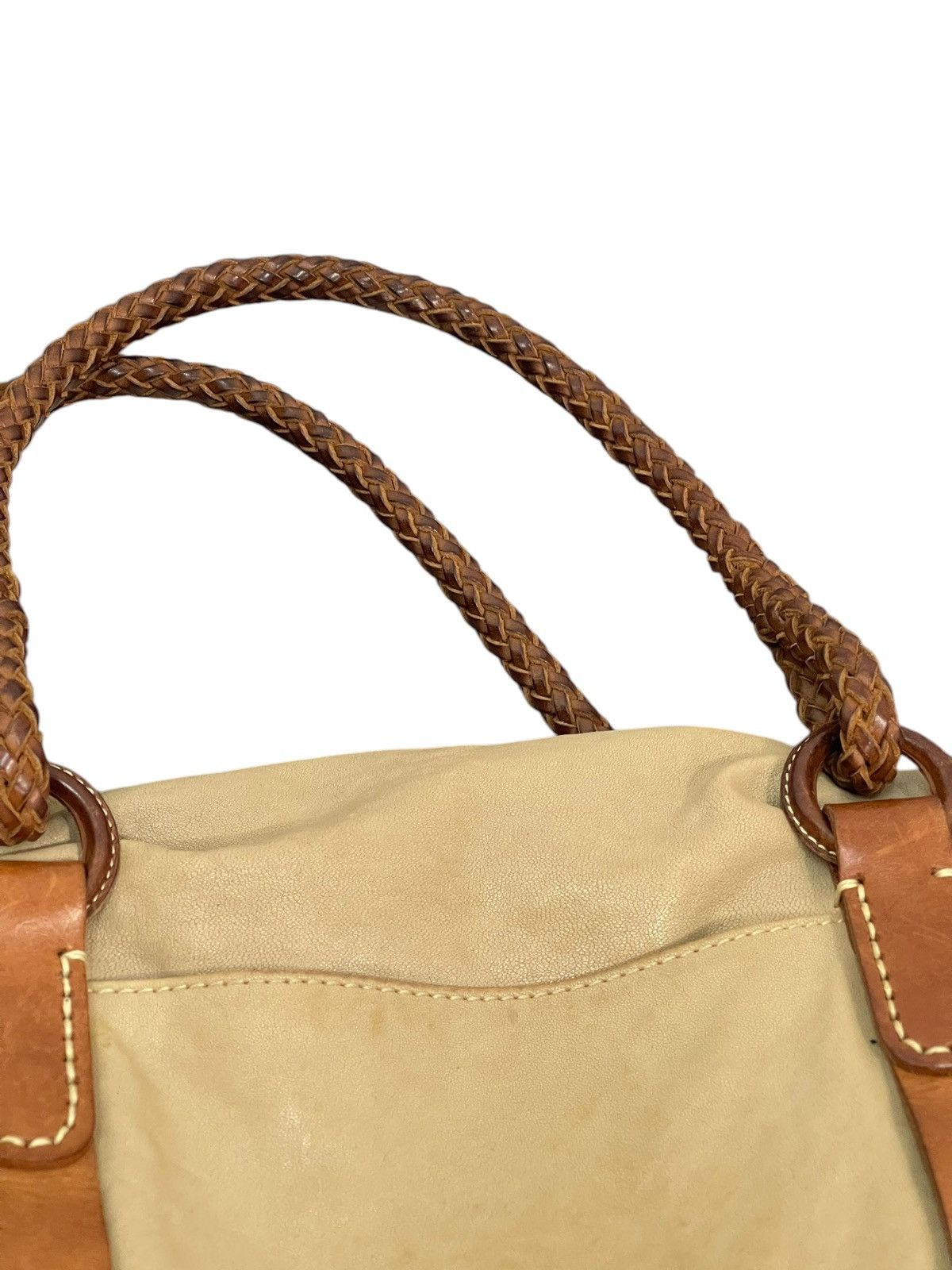Genuine Leather Full Leather Patina Genten Japan Hand Bag 1🟩8 Size ONE SIZE - 19 Thumbnail