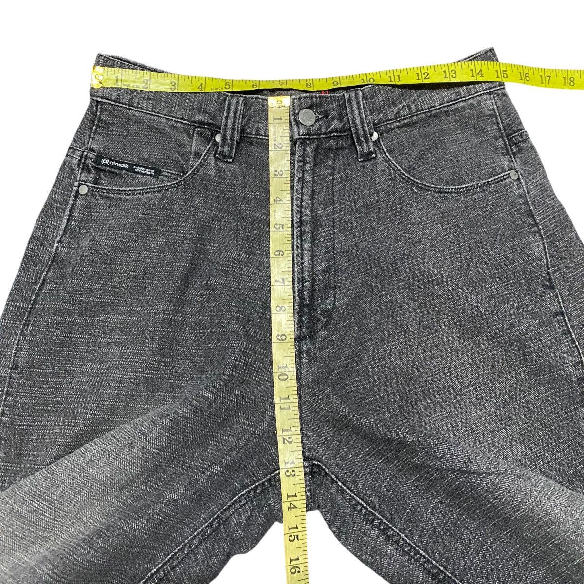 JNCO Vintage Y2K Airwalk Black Denim Baggy Jeans Size US 30 / EU 46 - 16 Thumbnail