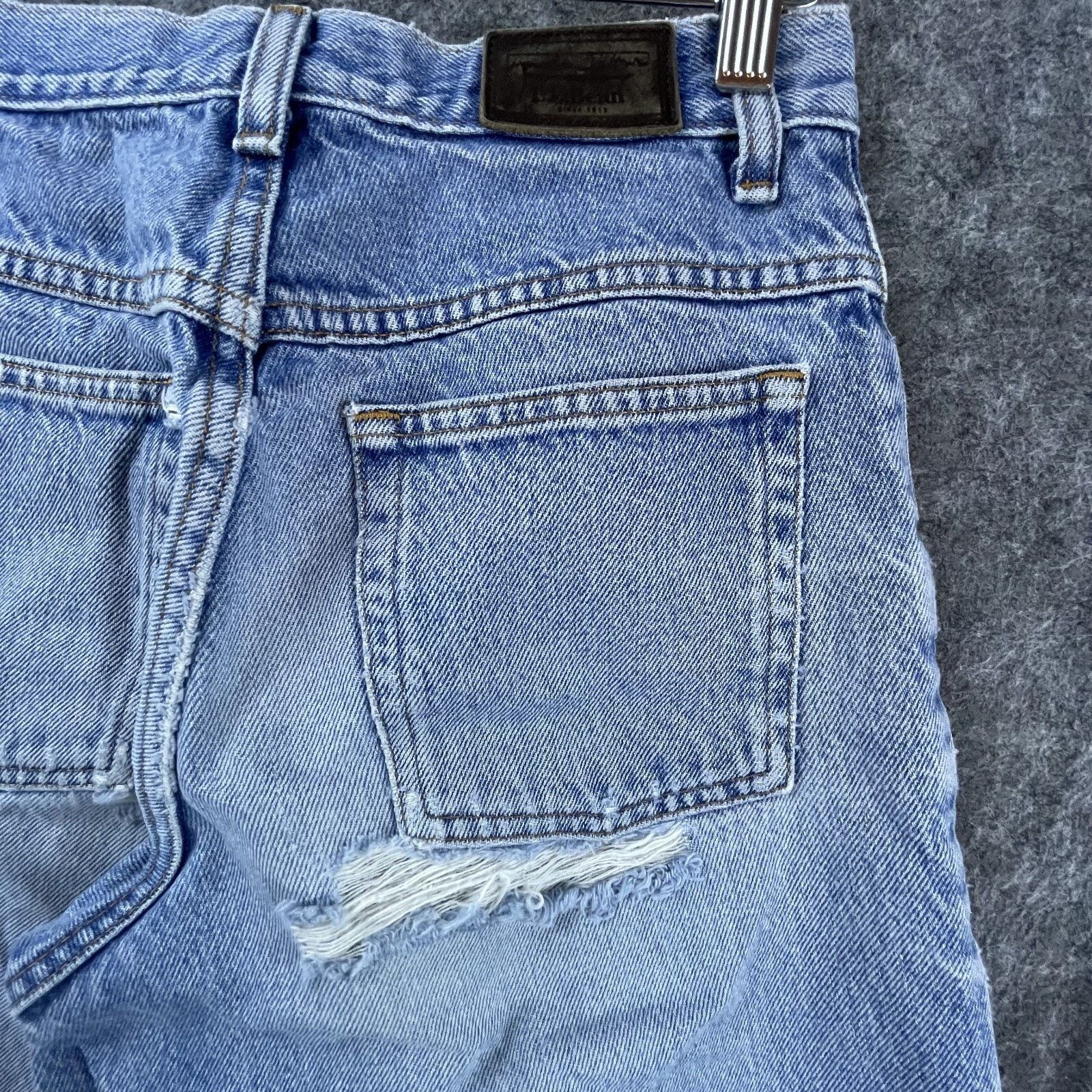 L.L. Bean Vintage L.L.Bean Jeans Womens 6P Denim Straight Taper Ripped Size 26" / US 2 / IT 38 - 5 Thumbnail