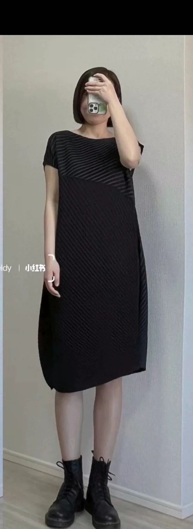 Issey Miyake size:2 Black mainline dress