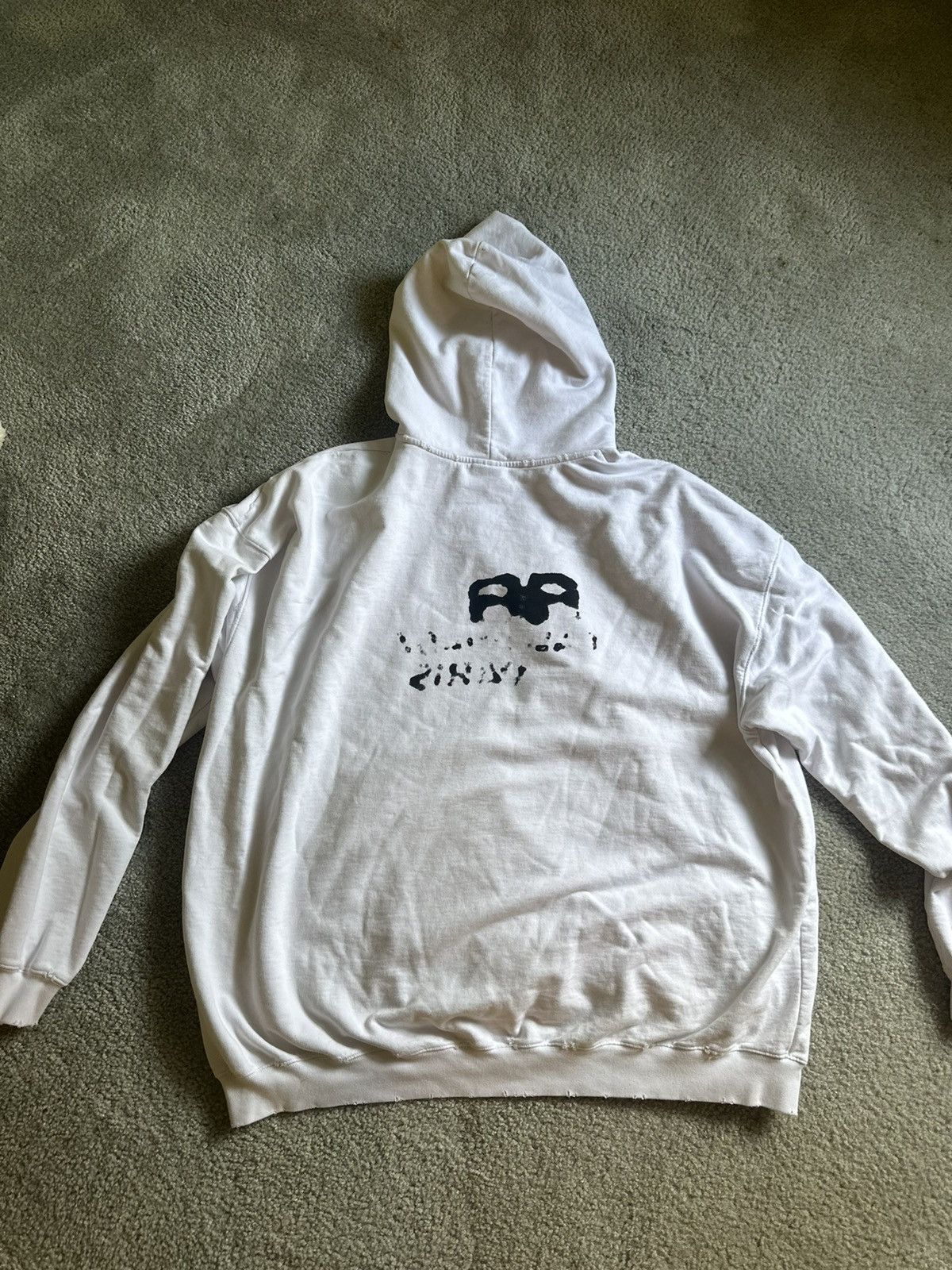 Balenciaga Balenciaga Hand Drawn Hoodie Size US S / EU 44-46 / 1 - 2 Thumbnail