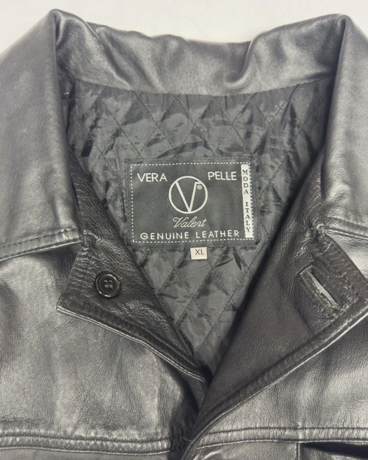Vera Pelle Vera Pelle Leather Jacket Size US XL / EU 56 / 4 - 3 Thumbnail