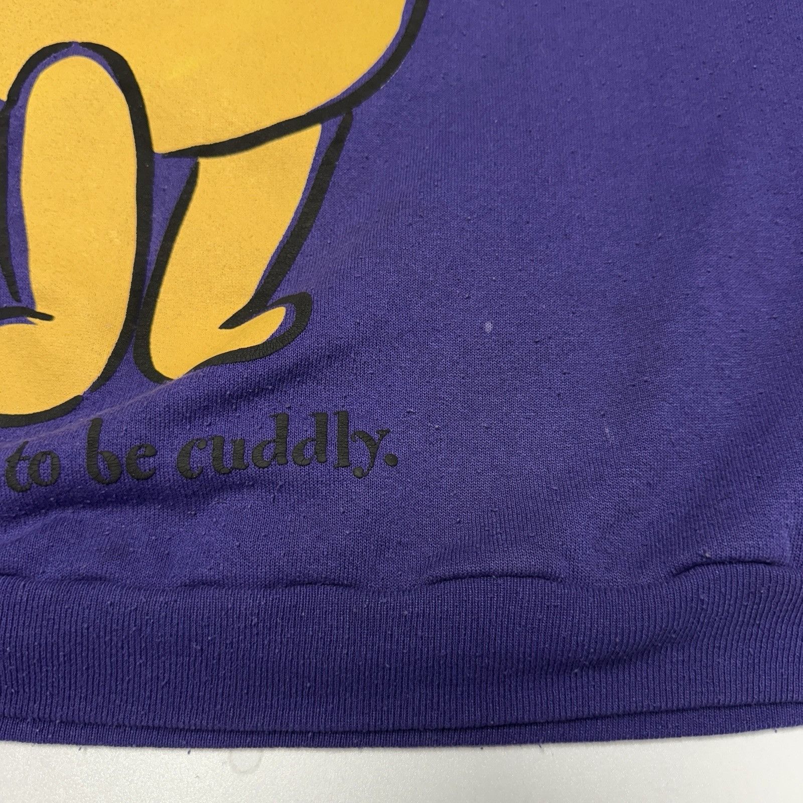 Disney Vintage Winnie The Pooh Sweatshirt Oversized L Purple Crew N Size US L / EU 52-54 / 3 - 8 Thumbnail
