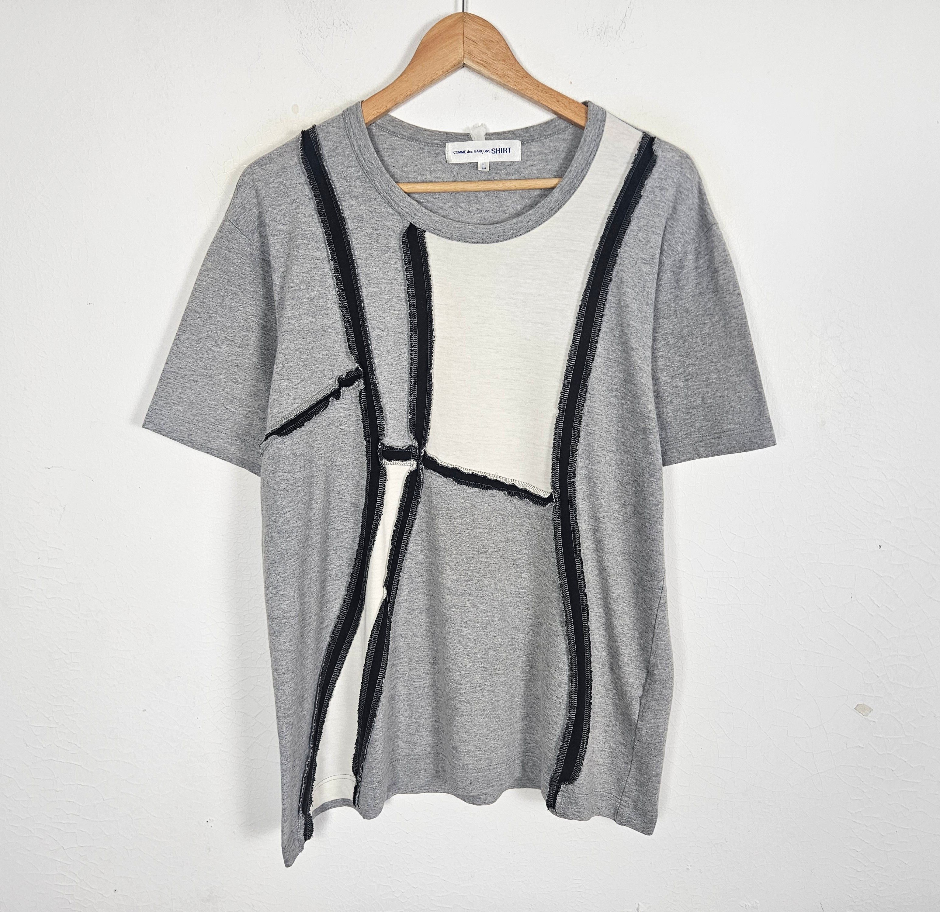 Comme des Garcons SHIRT Comme des Garcons CDG Patchwork shirt Size US L / EU 52-54 / 3 - 2 Thumbnail