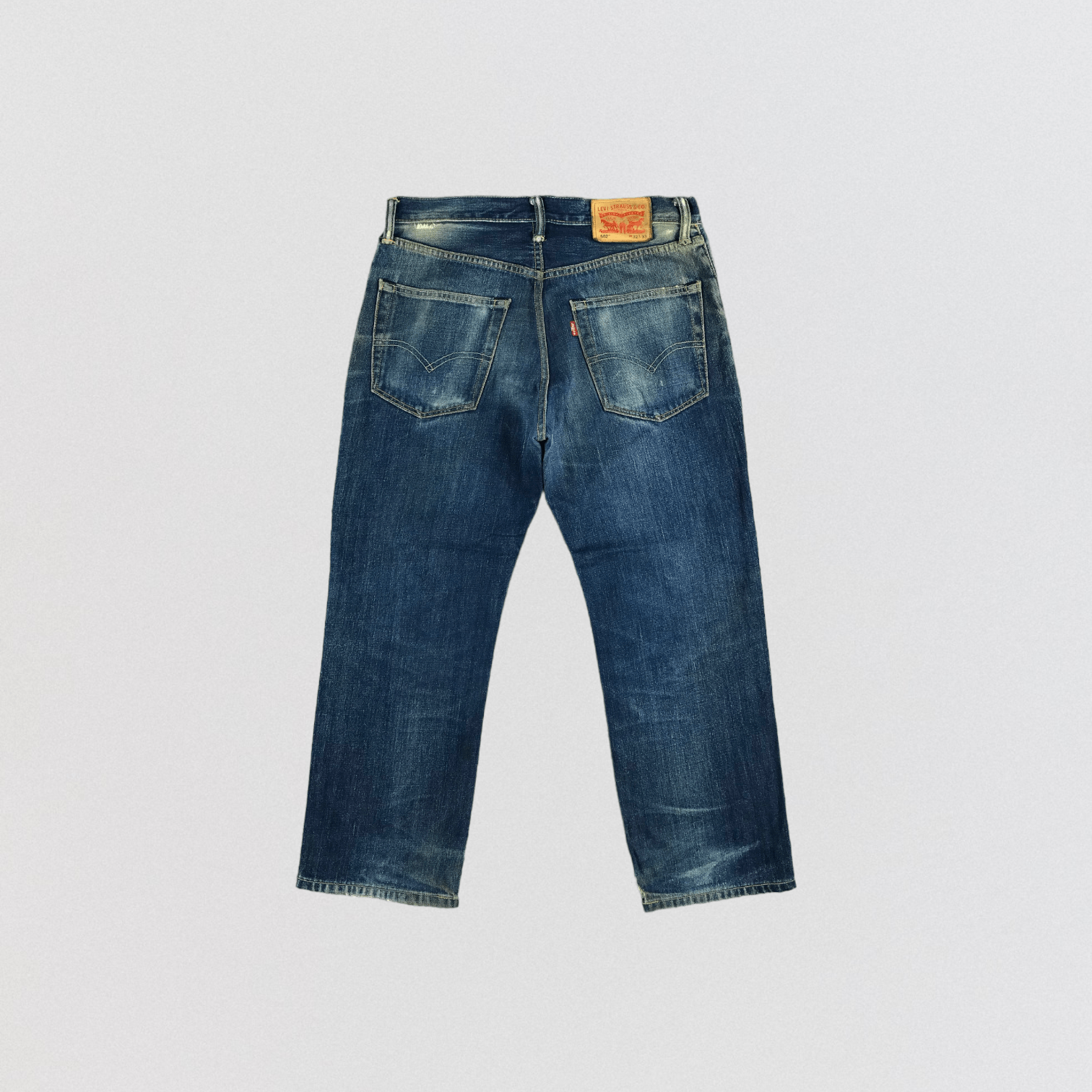 Levi's × Vintage Vintage Blue Wash Levis 502 Jeans-JM2317 Size US 34 / EU 50 - 2 Thumbnail