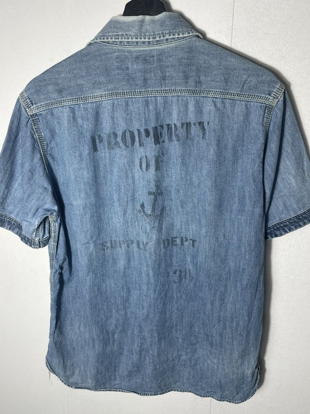 Japanese Brand × Vintage Distressed Army Look A Like Japanese Shirt Size US M / EU 48-50 / 2 - 5 Thumbnail