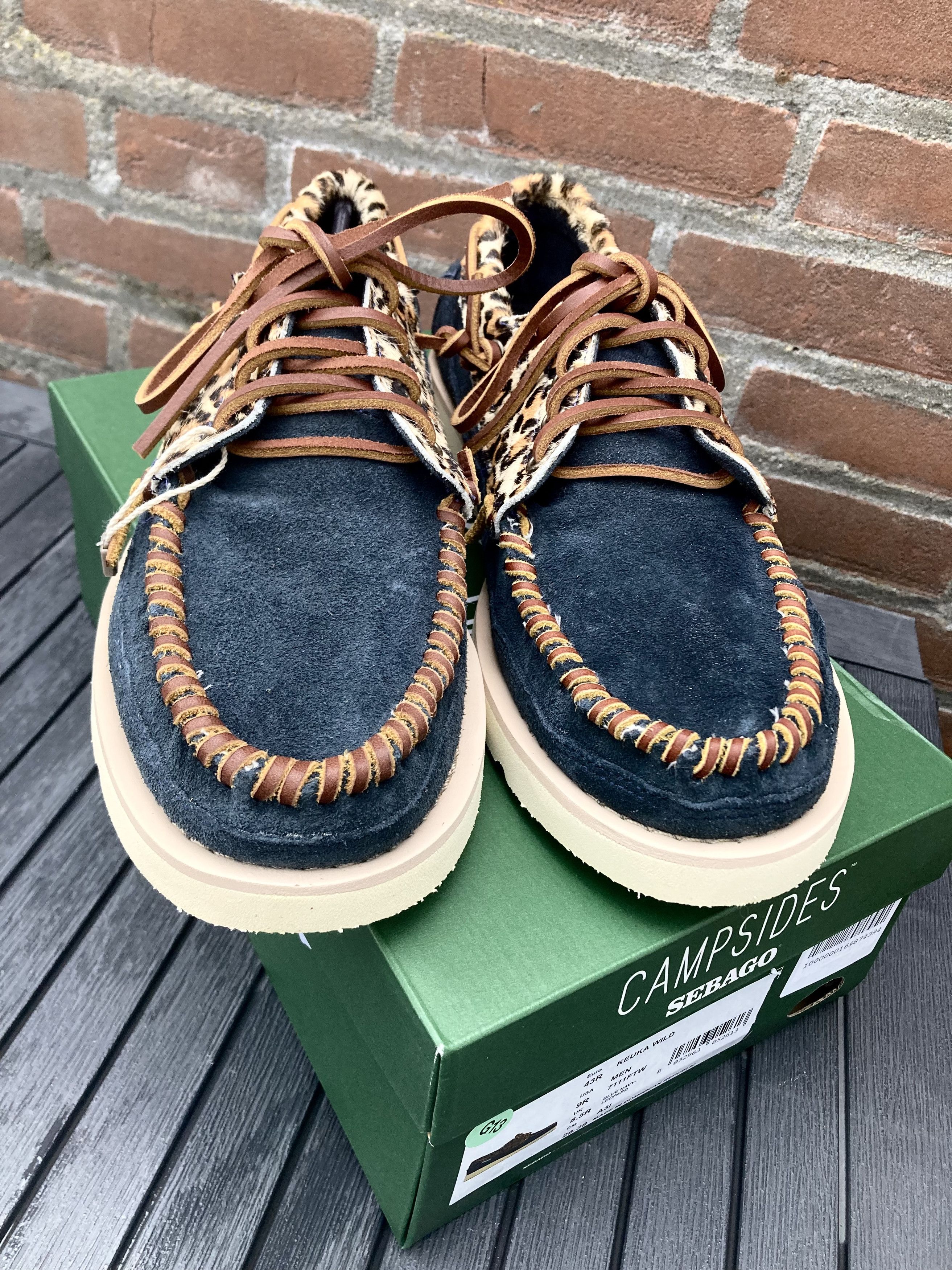 Sebago campsides keuka leopard mocassins 43 suede vibram Size US 9 / EU 42 - 6 Thumbnail