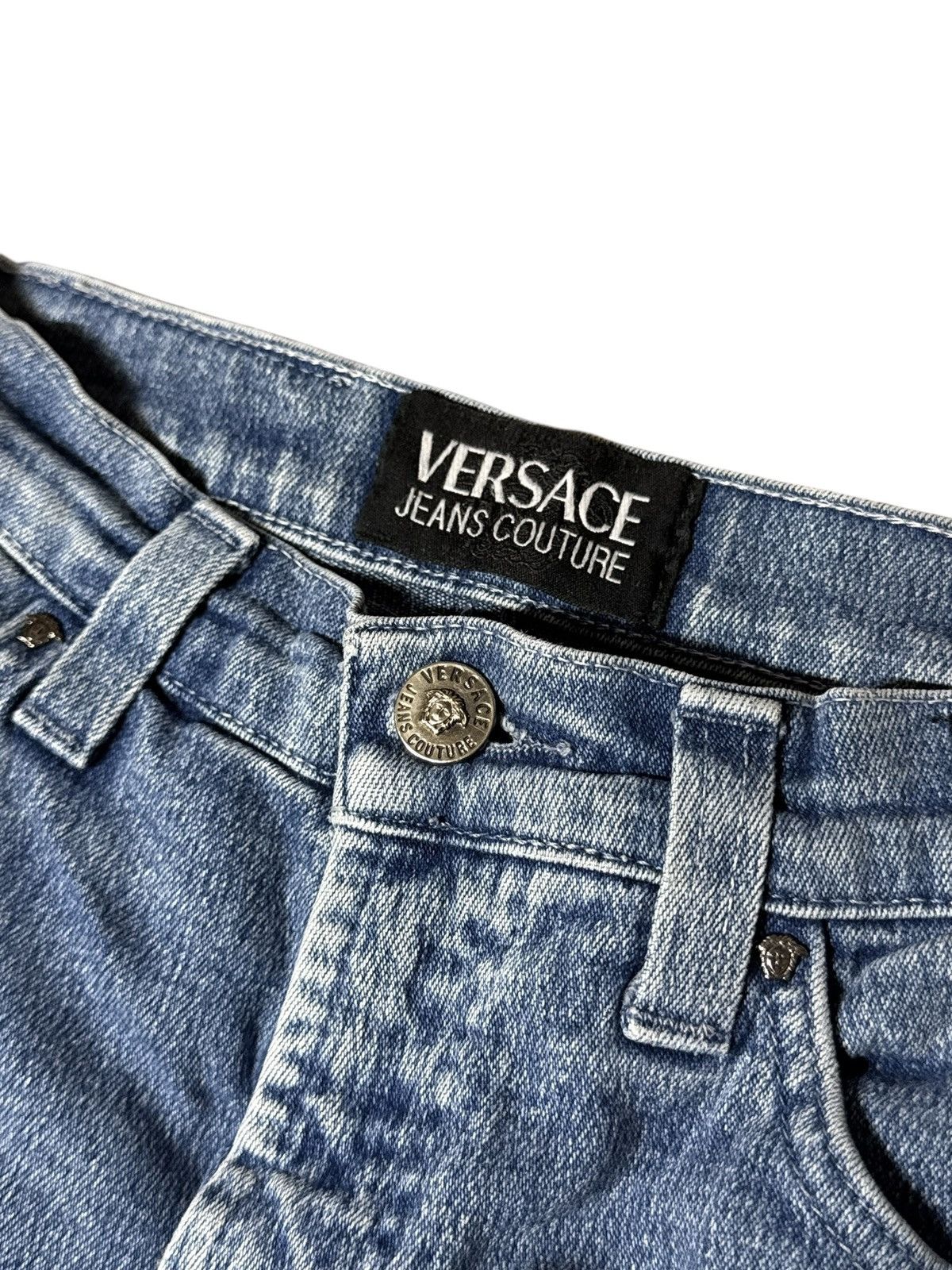 Versace Vintage Versace Jeans Couture Jeans Denim 90s Blue Pants Size US 31 - 8 Thumbnail