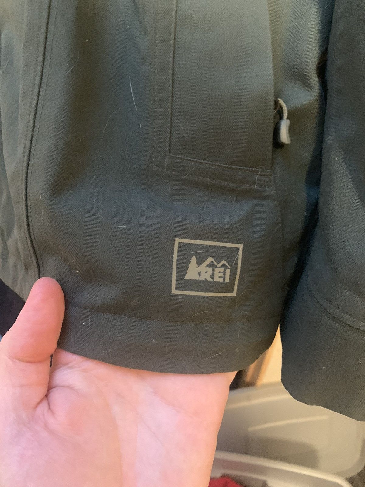 REI Elements Rain / Light Ski Jacket w. Detachable Hood