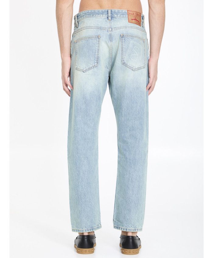 Valentino o1y0525 Denim Pant in Blue Size US 34 / EU 50 - 4 Thumbnail
