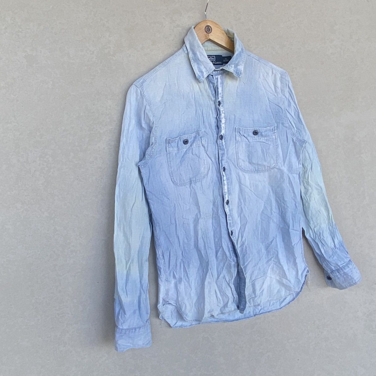 Other Vintage Polo BY Ralph Lauren With Long Sleeve Shirt Blue Size US XS / EU 42 / 0 - 3 Thumbnail