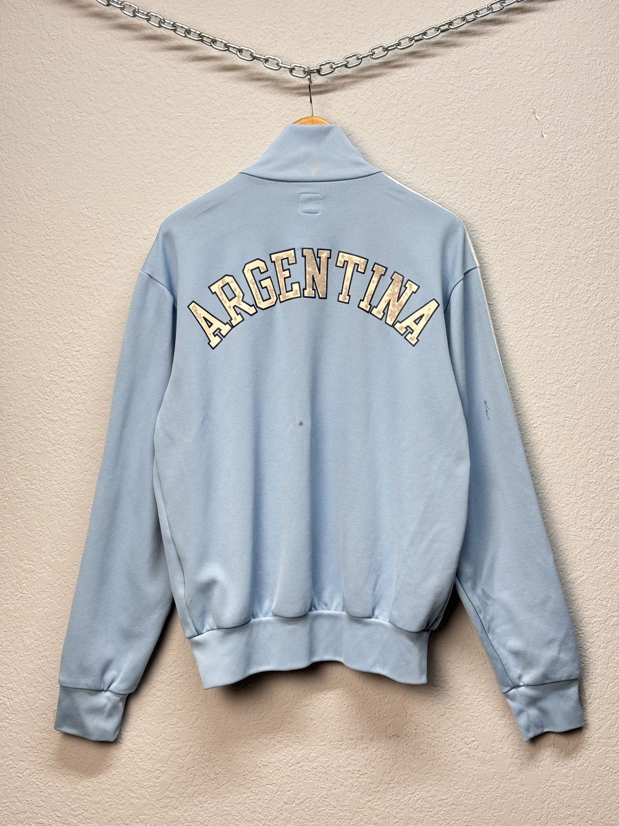 Adidas Vintage Argentina World Cup Football Jacket Soccer 2006 Size US L / EU 52-54 / 3 - 17 Thumbnail
