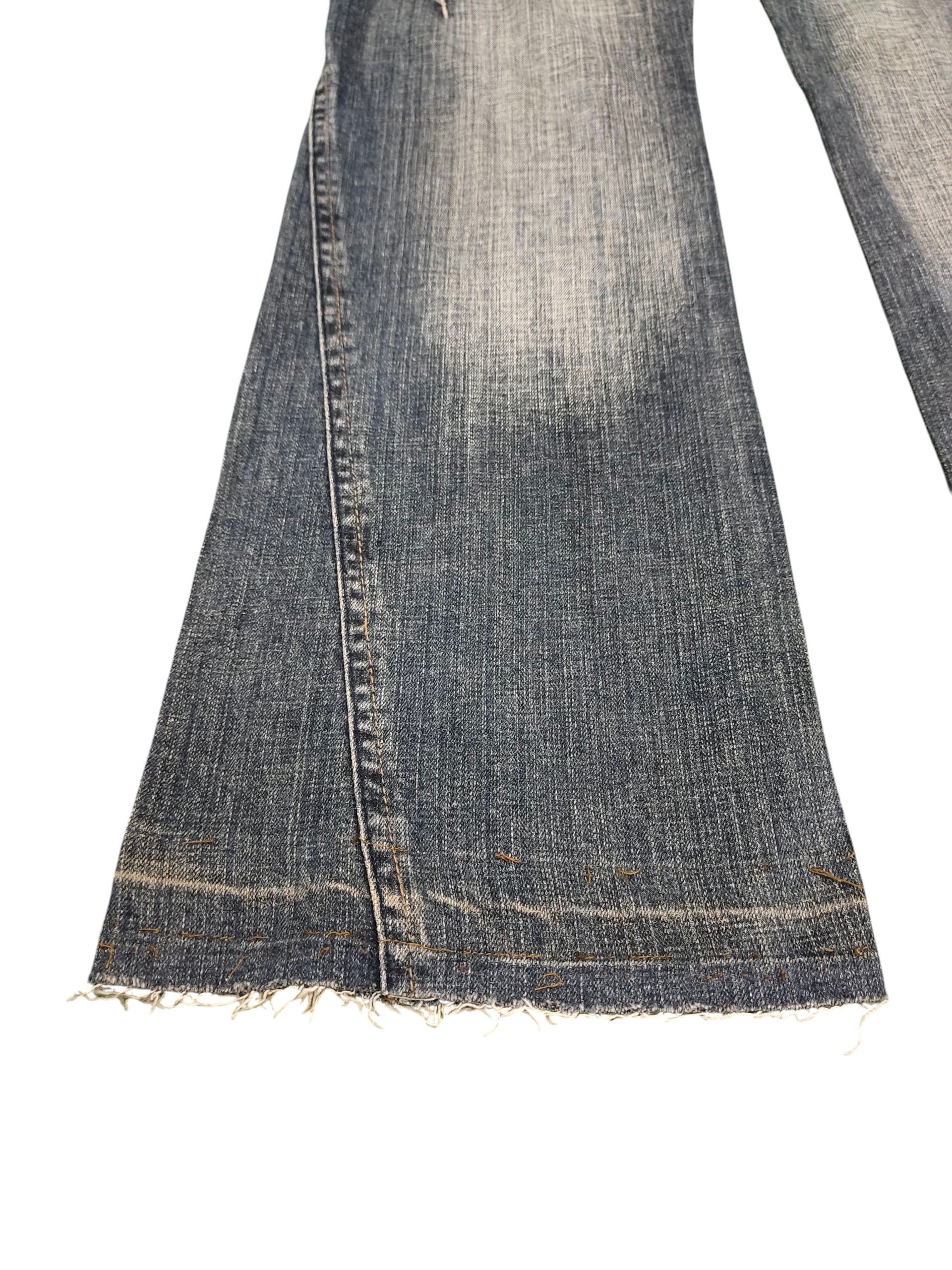 Hysteric Glamour Flare Jeans Camel Road Clawmark Distress Faded Bootcut Y2k Size US 32 / EU 48 - 7 Thumbnail