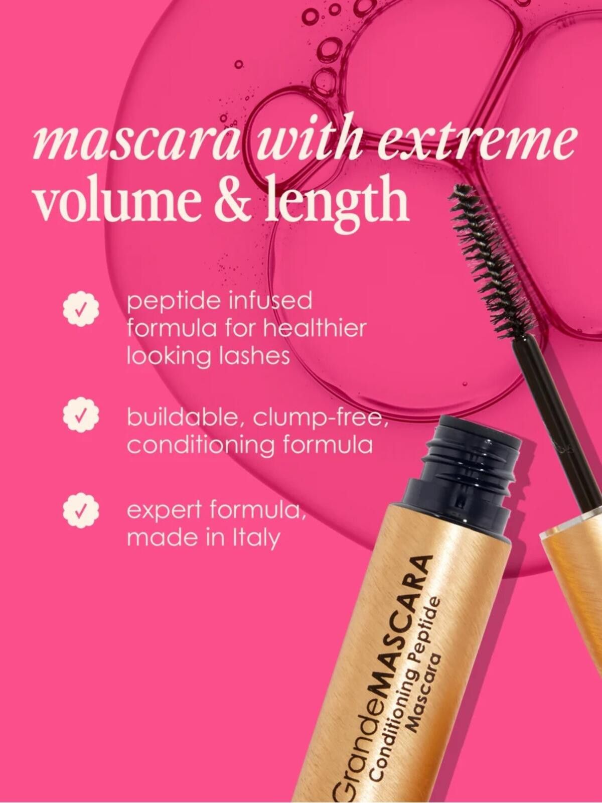 Other Grande Cosmetics / Peptide Conditioning Mascara / Black Noir Size ONE SIZE - 9 Thumbnail