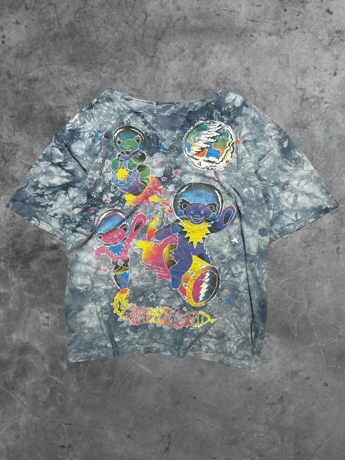 image of Band Tees x Grateful Dead Vintage 90’S Grateful Dead T-Shirt in Tie Dye, Men's (Size XL)