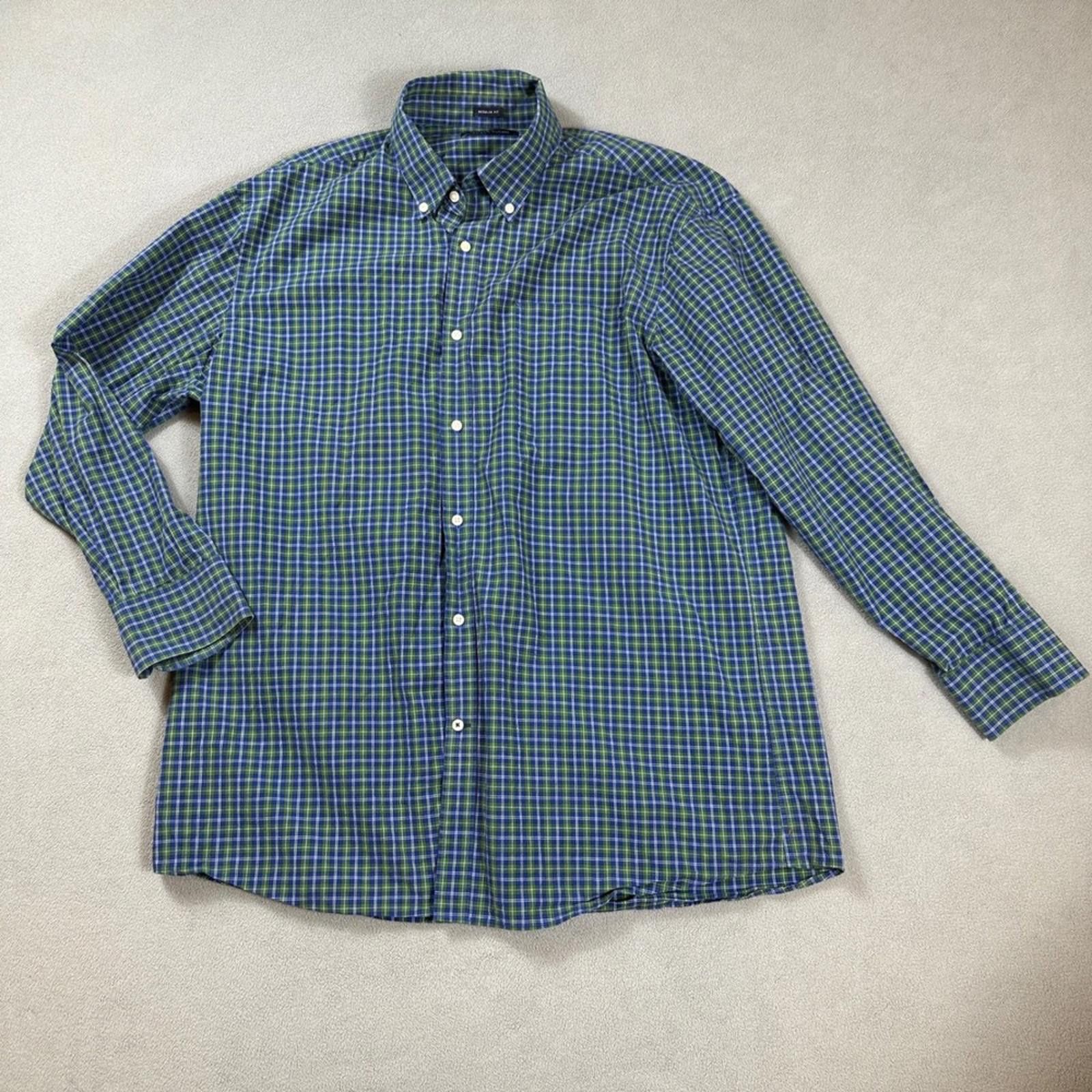 Tommy Hilfiger Tommy Hilfiger Mens Button Down Shirt 17 32/33 Long Sleeve Size US M / EU 48-50 / 2 - 1 Thumbnail
