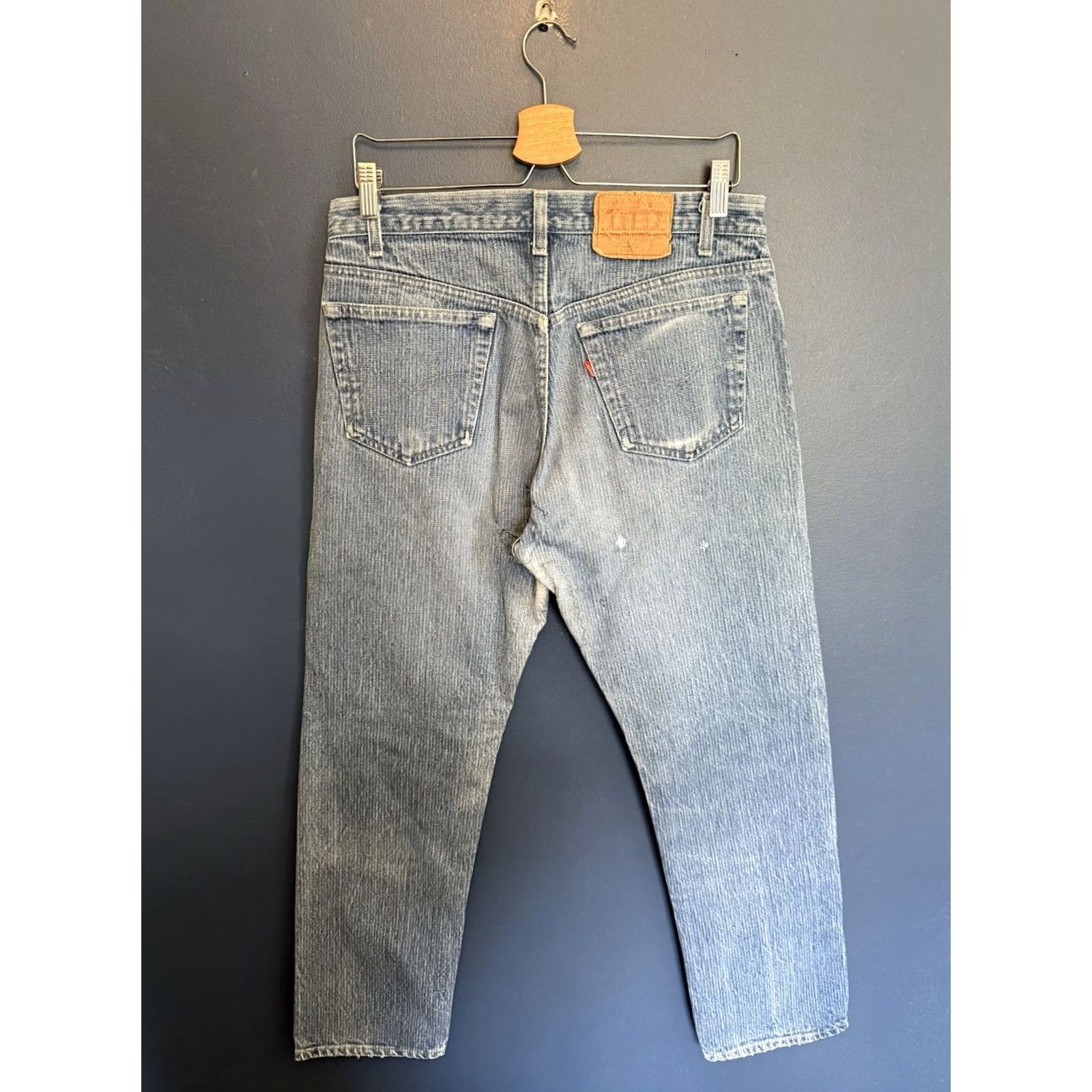 Levi's VINTAGE Levi's 501 Jeans Denim Pants Button Fly Size 34/30 USA Made Men Blue 80s Straight Jeans Womens Mens Size US 34 / EU 50 - 4 Thumbnail
