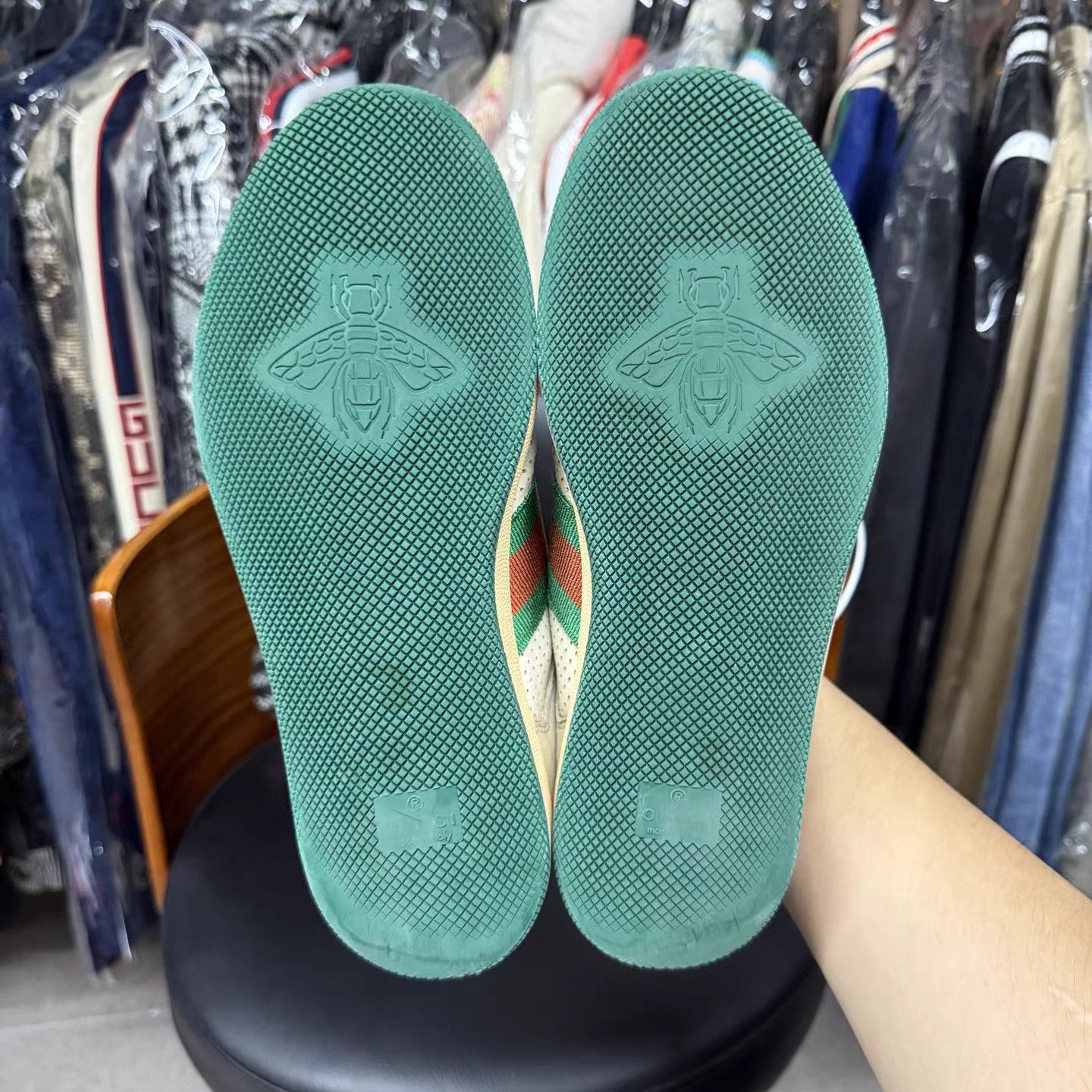 Gucci Gucci GG Enamel Dirty Sneakers K15 Size US 7 / IT 37 - 9 Thumbnail