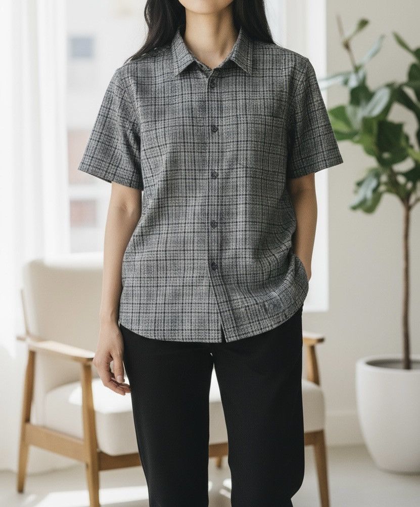 Comme des Garcons CDG SHIRT checkered grey shirt Size US S / EU 44-46 / 1 - 2 Thumbnail