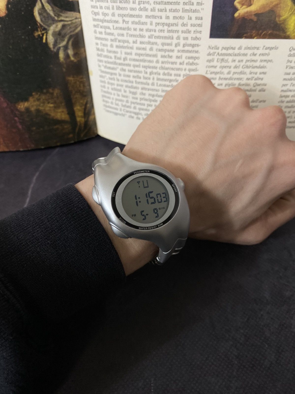 Japanese Brand Very Rare Futuristic Bio-Organic Silver Watch Cyber Y2K 00s Size ONE SIZE - 1 Thumbnail