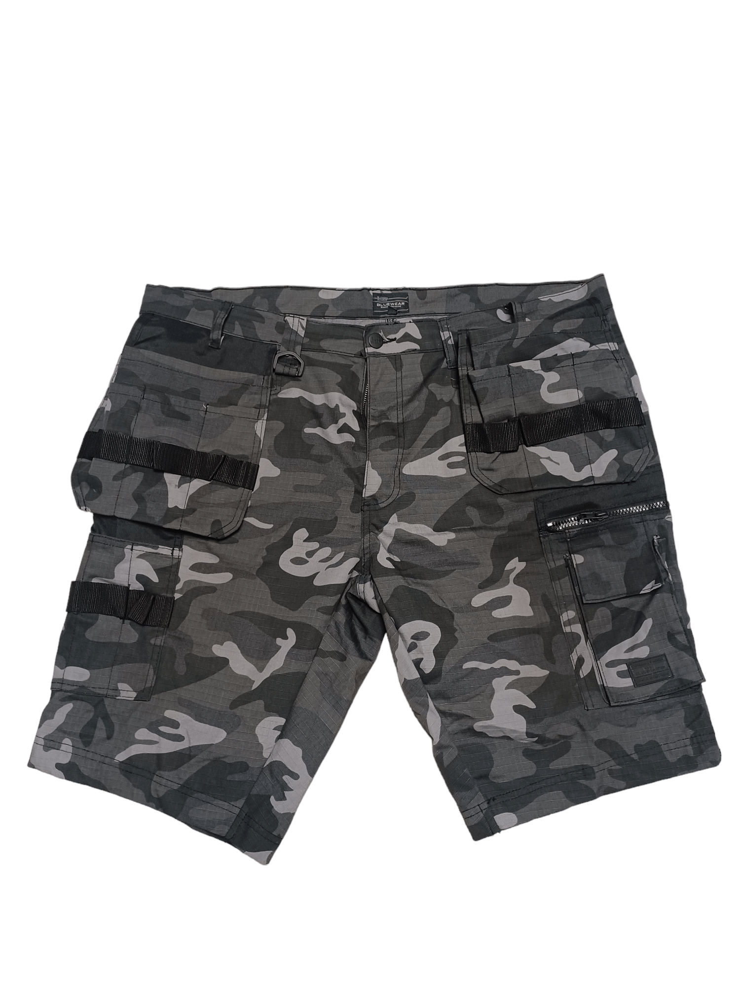 Japanese Brand BLUE WEAR SWEDEN CAMO CARGO MULTIPOCKET SHORTS Size US 42 / EU 58 - 1 Thumbnail
