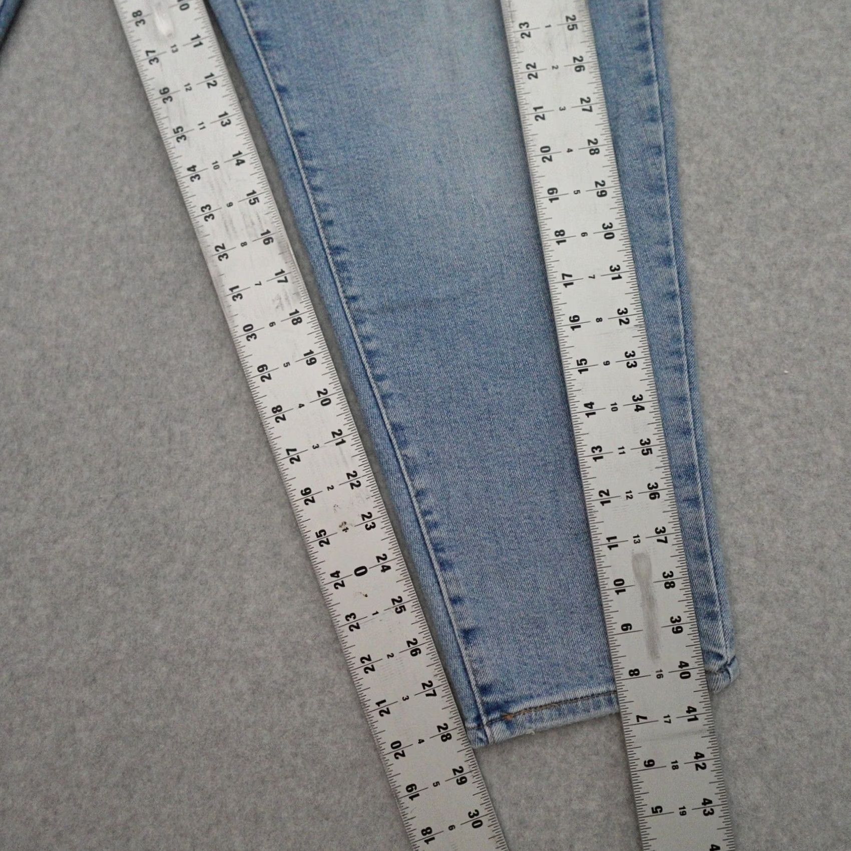 Levi's Levis Silvertab Jeans Womens Size 33 Mom Distressed Light Wash 33x29 Size 24" / US 00 / IT 34 - 6 Thumbnail