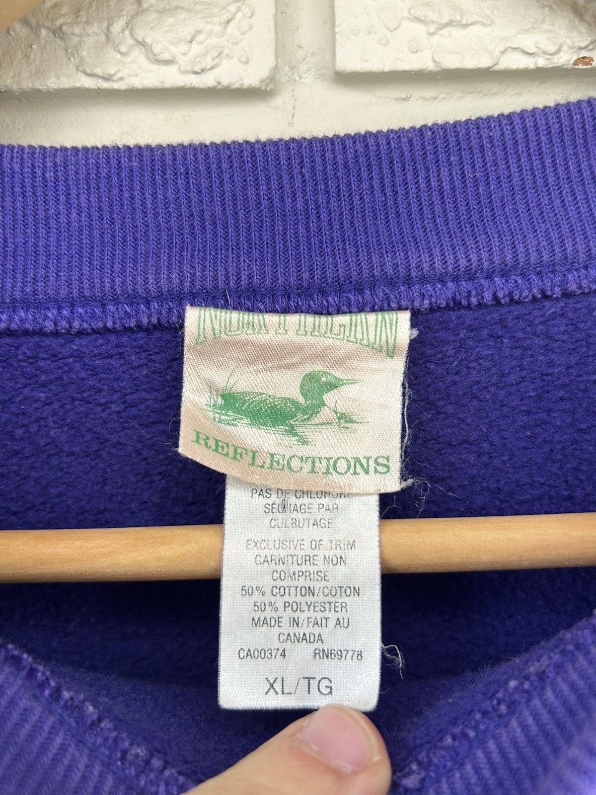 Northern Reflections Vintage 90s Northern Reflections Nature Loon Crewneck Size US L / EU 52-54 / 3 - 6 Thumbnail