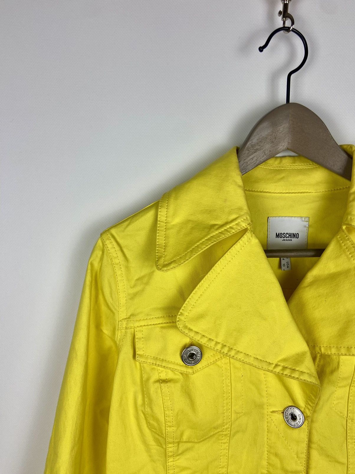Designer × Moschino Vintage Moschino Jeans Donna Denim Womens Luxury Jacket Size L / US 10 / IT 46 - 6 Thumbnail