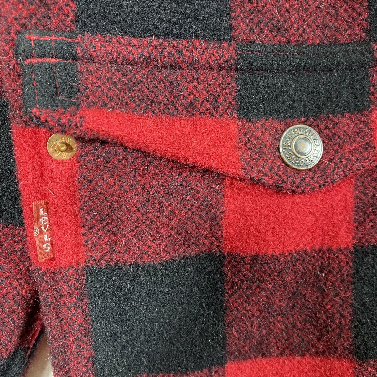 Levi's Vintage Levis Buffalo Check Cpo Wool Jacket L Size Size US L / EU 52-54 / 3 - 6 Thumbnail