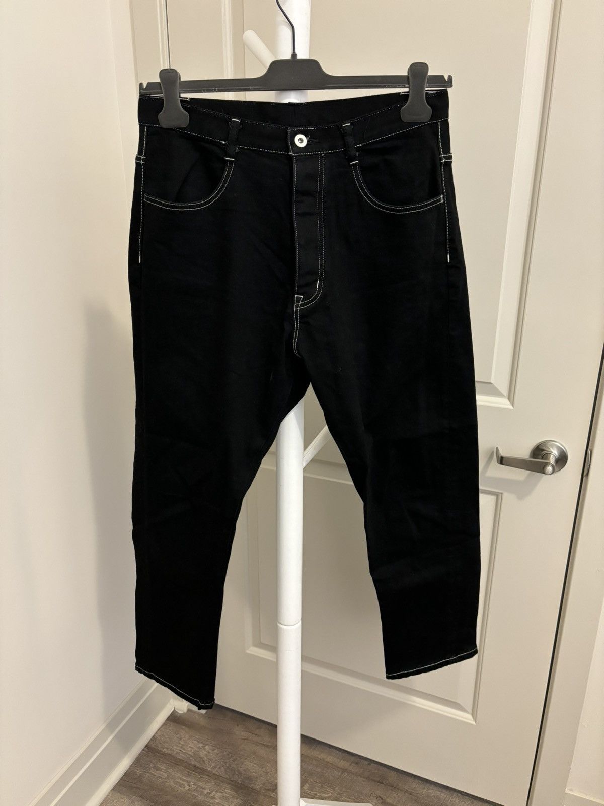 Sulvam Sulvam Black Denim Size US 31 - 1 Thumbnail