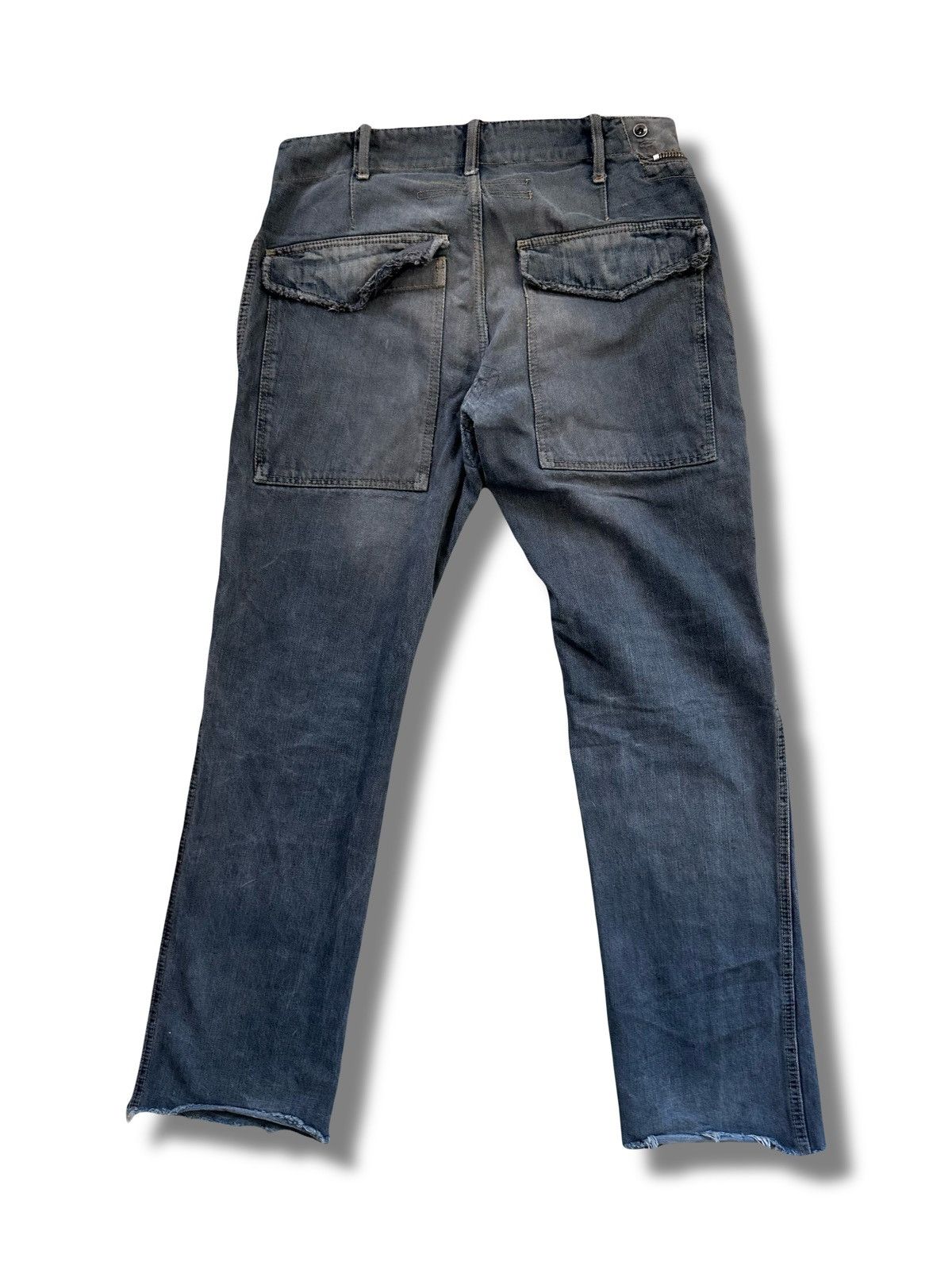 Rick Owens × Rick Owens Drkshdw AW06 Rick Owens Dustulator Drkshdw Double Layer Aircuts Size US 32 / EU 48 - 5 Thumbnail