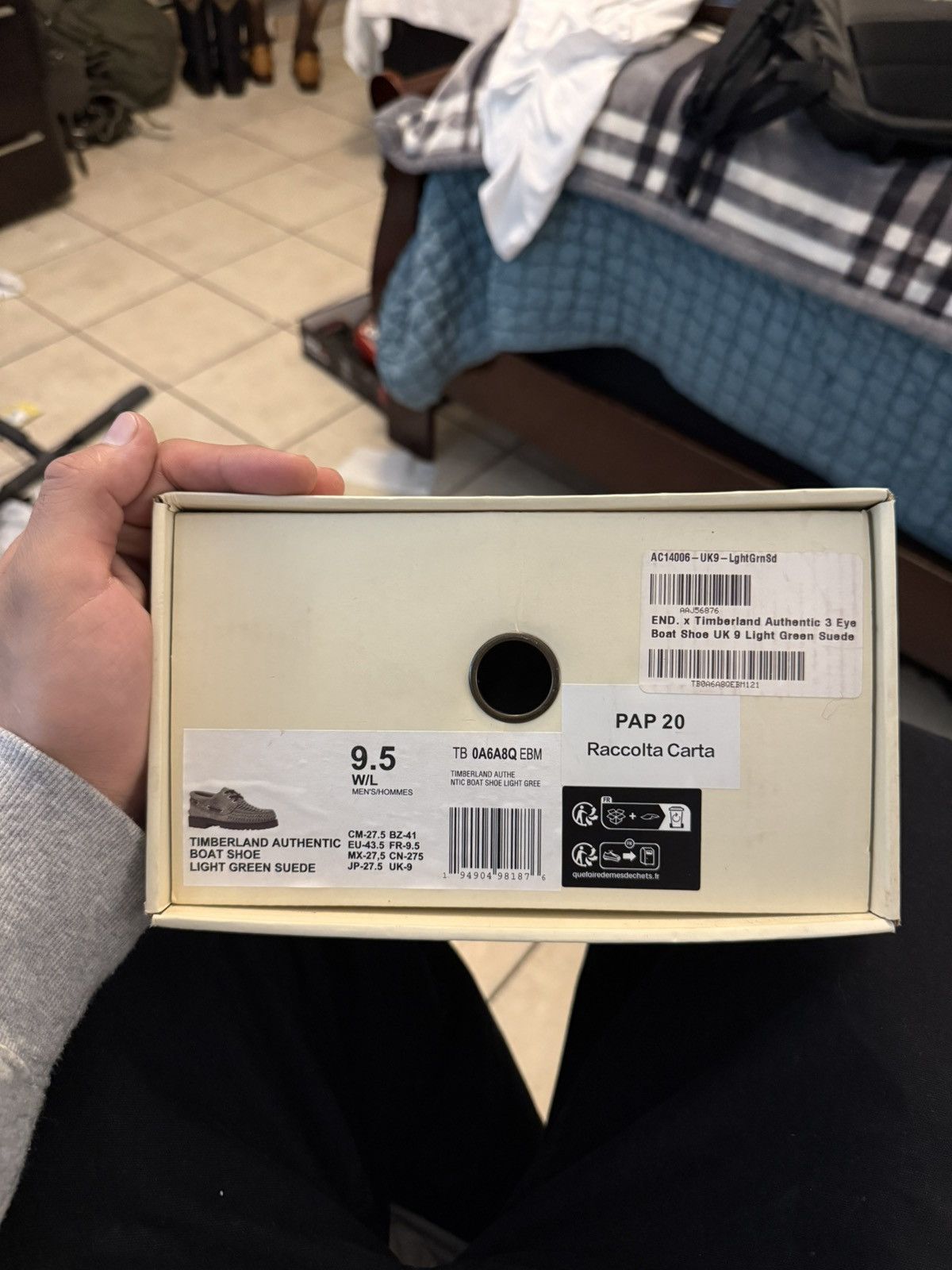 Timberland Timberland x END three eye boat shoe Size US 9.5 / EU 42-43 - 3 Thumbnail