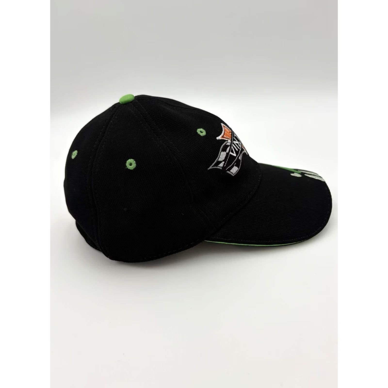 Vintage VINTAGE Cap America Trucker Hat OSFM Black Green Embroidered Trailers Cap America Mens Womens Boys Girls Size ONE SIZE - 4 Thumbnail