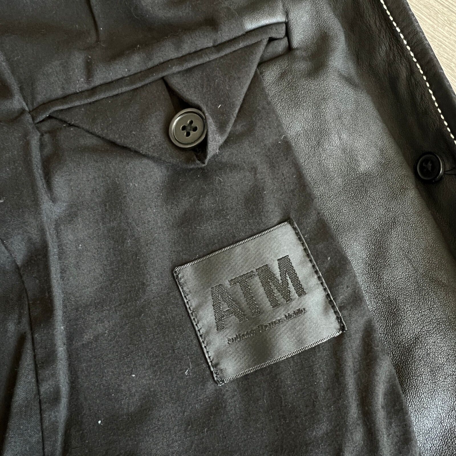 ATM ATM Anthony Thomas Melillo Leather Jacket Womens Sze 2 Black Size XS / US 0-2 / IT 36-38 - 6 Thumbnail