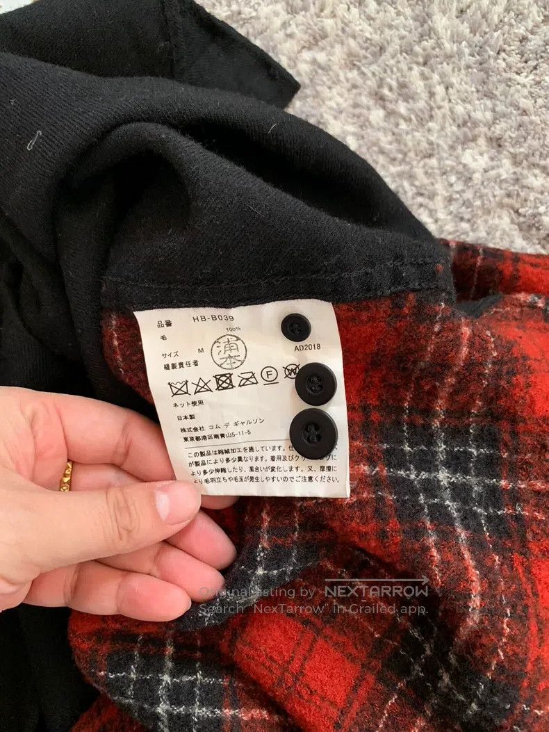 Comme des Garcons Comme Des Garcons Patchwork Red Plaid Shirt Size M / US 6-8 / IT 42-44 - 4 Thumbnail