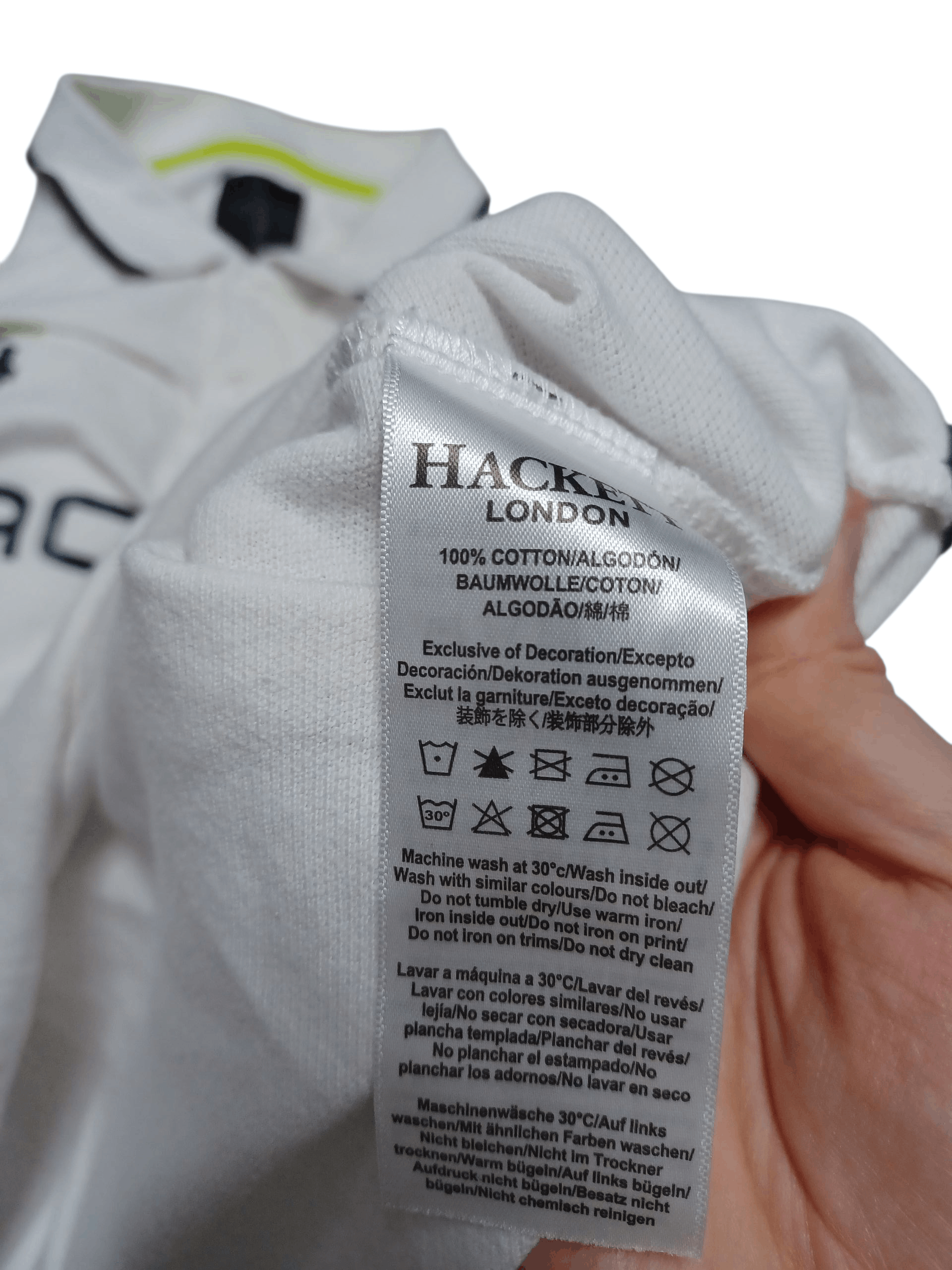 Hackett HACKETT X ASTON MARTIN RACING BIG LOGO LUXURY POLO SHIRT Size US XXL / EU 58 / 5 - 5 Thumbnail