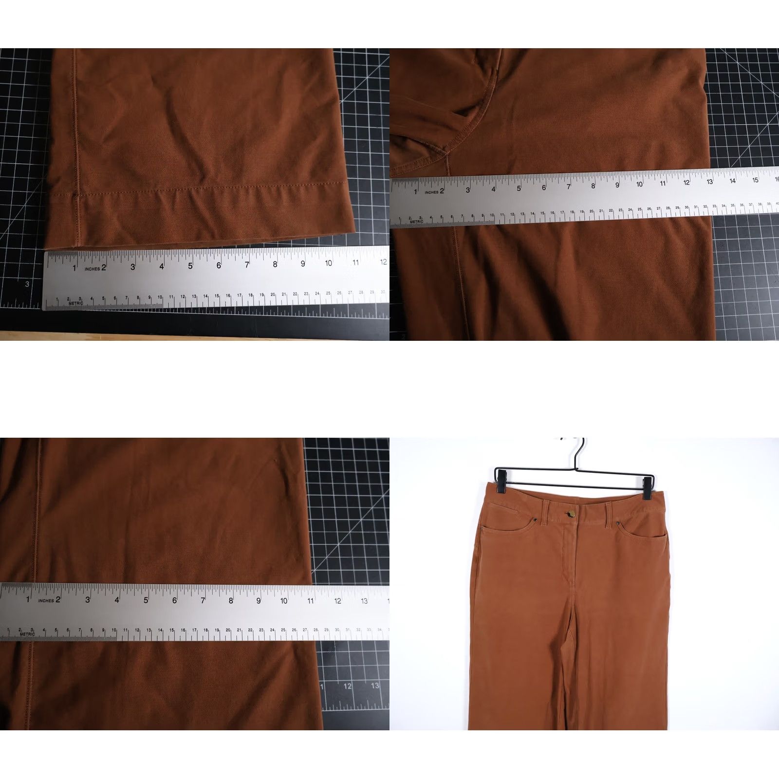 Lululemon Lululemon City Sleek Pants Womens 30 Roasted Brown Wide Leg High Rise W5ENJS Size 30" / US 8 / IT 44 - 8 Thumbnail