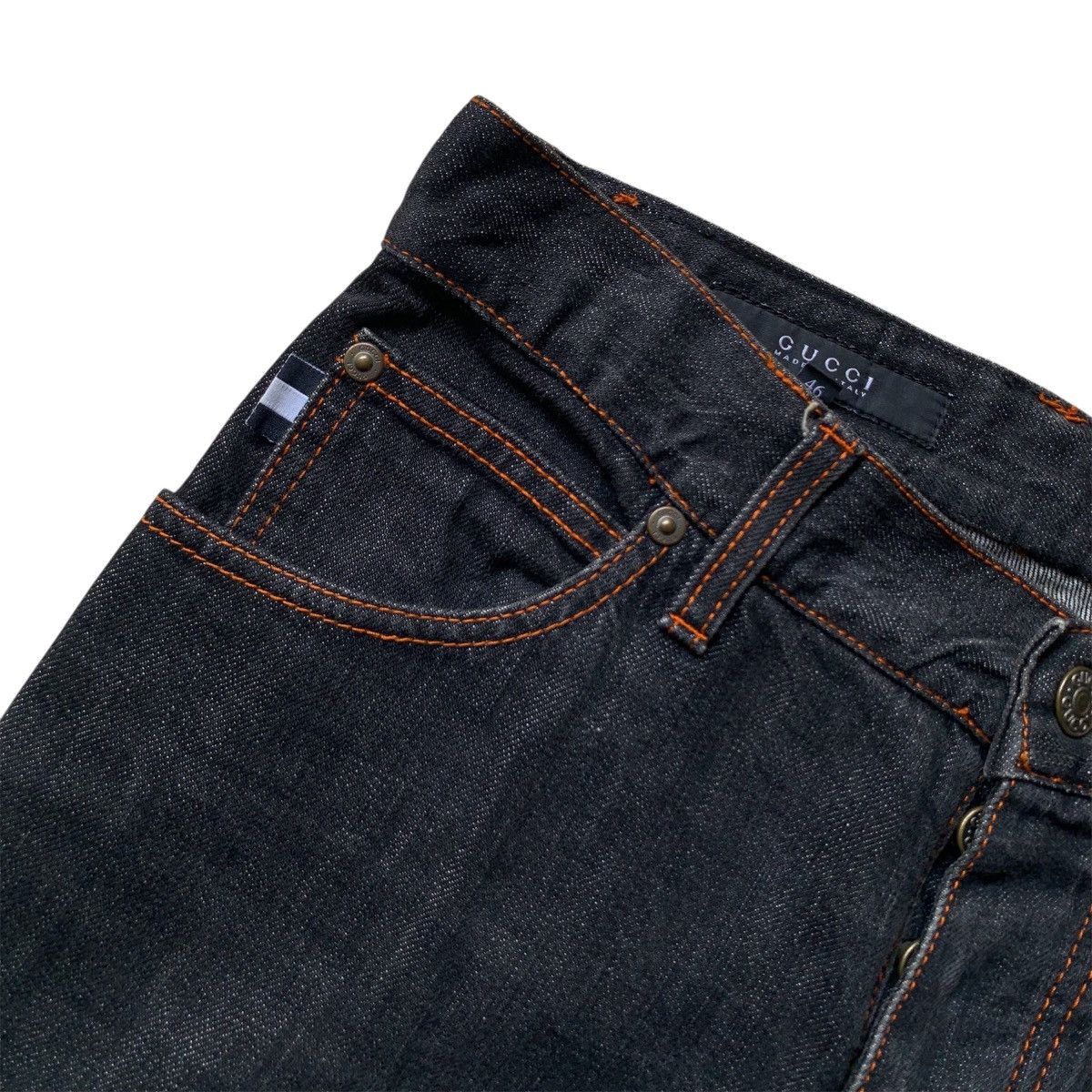 Gucci Gucci jeans with zippered pockets on the back Size US 29 - 4 Thumbnail
