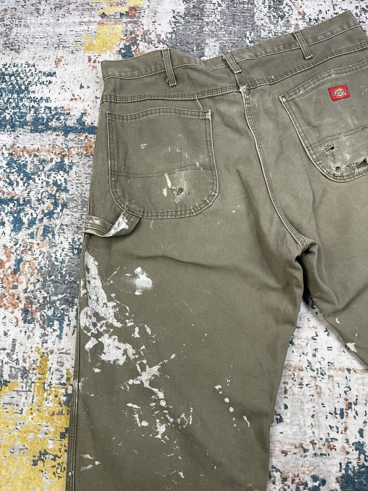 Dickies Vintage Dickies Painted Carpenter Worker Pants Size US 36 / EU 52 - 5 Thumbnail