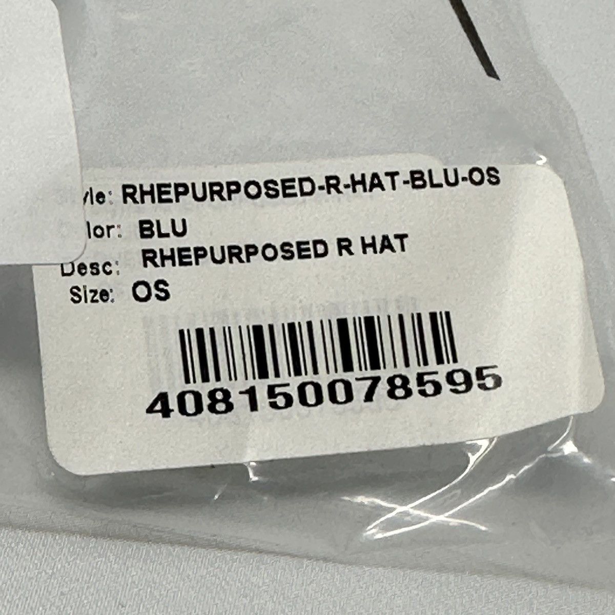 Rude Rhude Rhepurposed R Blue Bandana SnapBack Trucker Hat Cap Size ONE SIZE - 9 Thumbnail